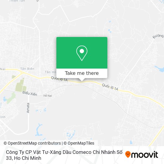 Công Ty CP Vật Tư-Xăng Dầu Comeco Chi Nhánh Số 33 map