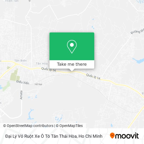 Đại Lý Vỏ Ruột Xe Ô Tô Tân Thái Hòa map