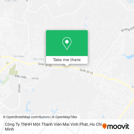 Công Ty TNHH Một Thành Viên Mai Vinh Phát map