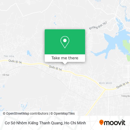 Cơ Sở Nhôm Kiếng Thanh Quang map