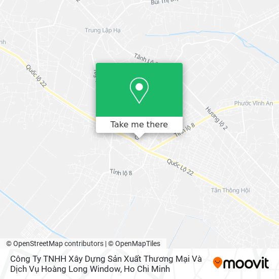 Công Ty TNHH Xây Dựng Sản Xuất Thương Mại Và Dịch Vụ Hoàng Long Window map