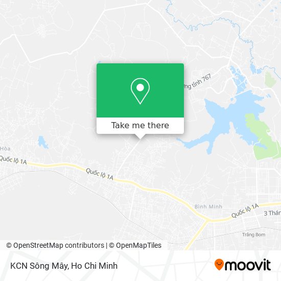 KCN Sông Mây map
