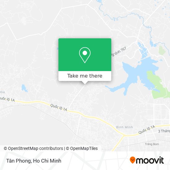 Tân Phong map