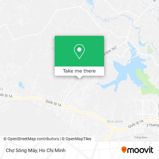 Chợ Sông Mây map