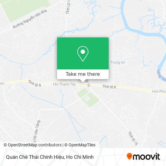 Quán Chè Thái Chính Hiệu map