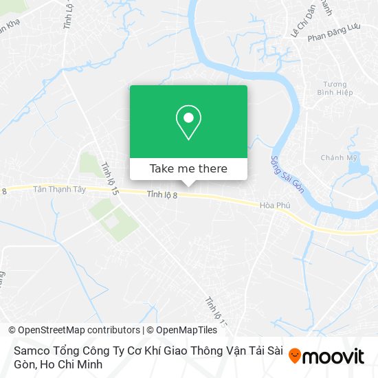 Samco Tổng Công Ty Cơ Khí Giao Thông Vận Tải Sài Gòn map