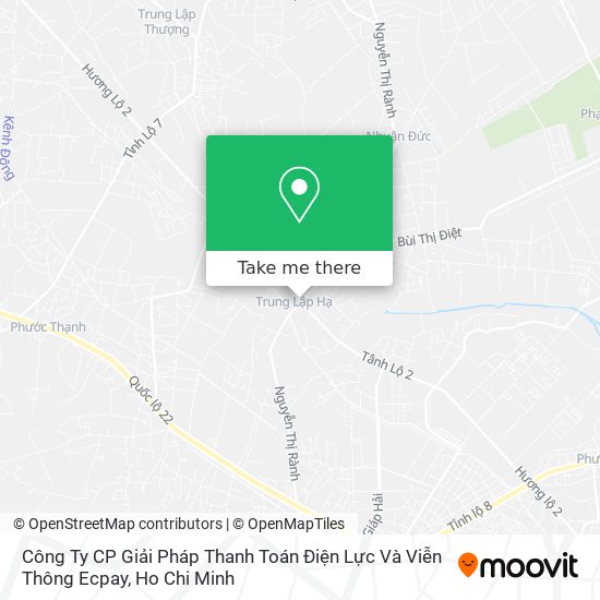 Công Ty CP Giải Pháp Thanh Toán Điện Lực Và Viễn Thông Ecpay map