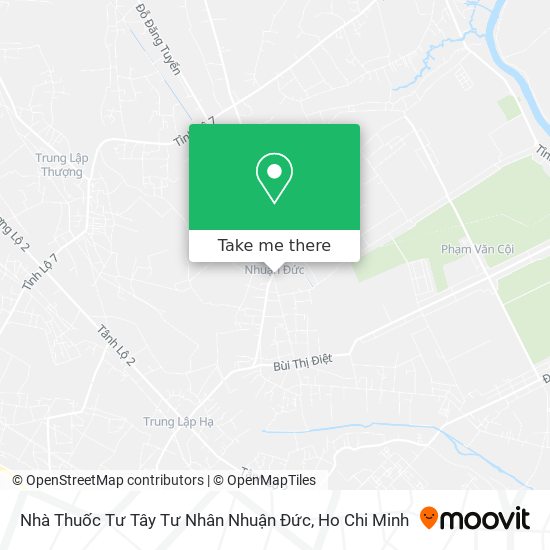 Nhà Thuốc Tư Tây Tư Nhân Nhuận Đức map