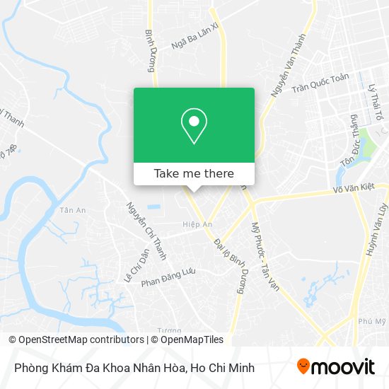 Phòng Khám Đa Khoa Nhân Hòa map