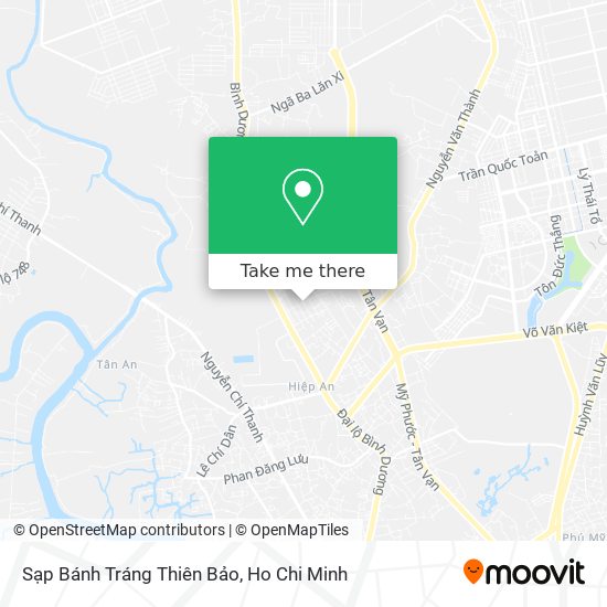 Sạp Bánh Tráng Thiên Bảo map