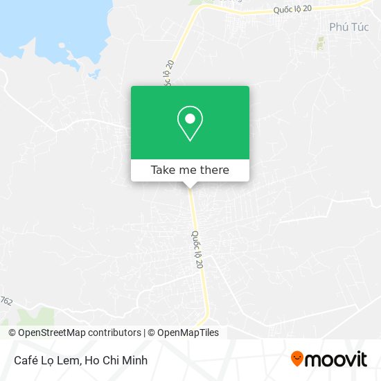 Café Lọ Lem map