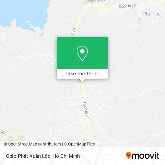 Giáo Phật Xuân Lộc map