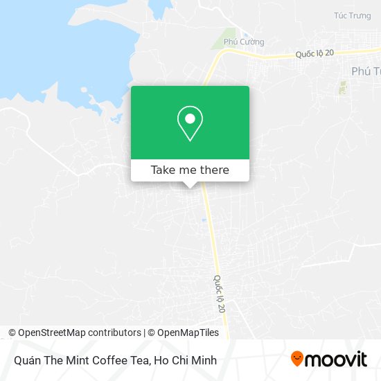 Quán The Mint Coffee Tea map