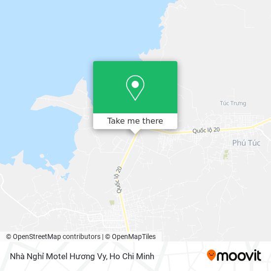 Nhà Nghỉ Motel Hương Vy map