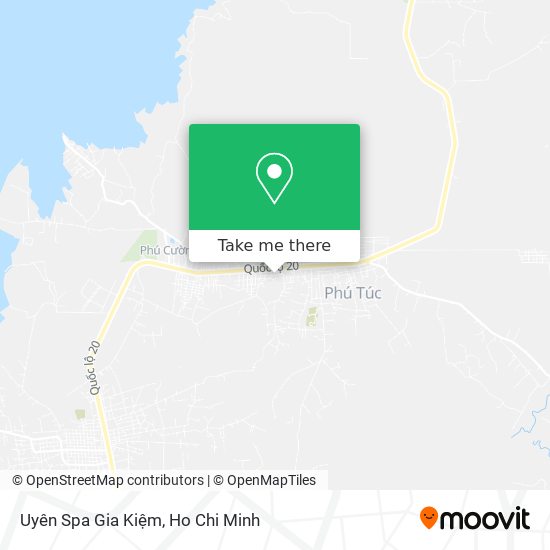 Uyên Spa Gia Kiệm map