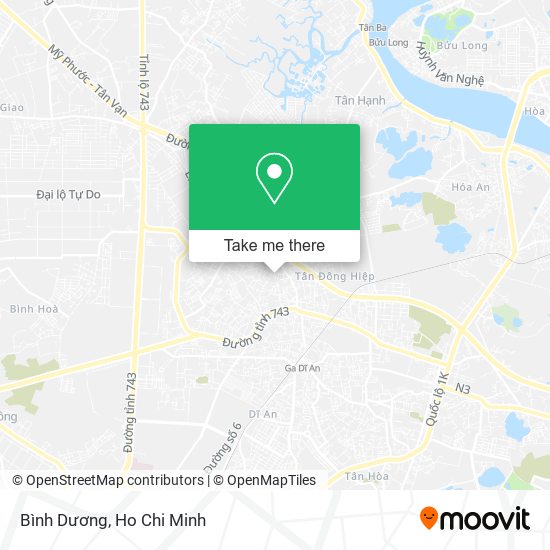 Bình Dương map