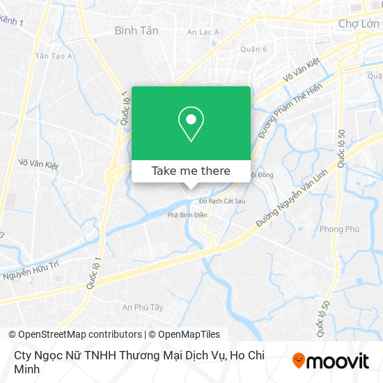 Cty Ngọc Nữ TNHH Thương Mại Dịch Vụ map