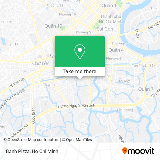 Banh Pizza map