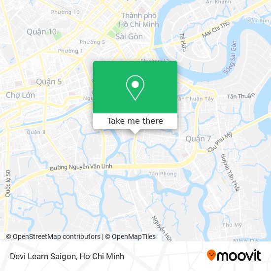 Devi Learn Saigon map