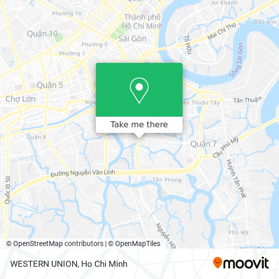 WESTERN UNION map