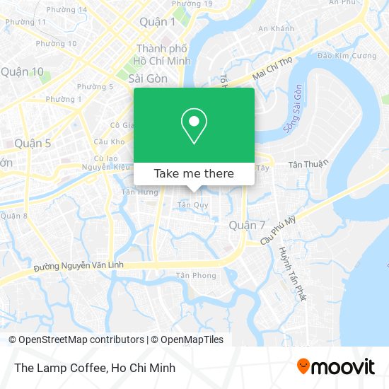 The Lamp Coffee map