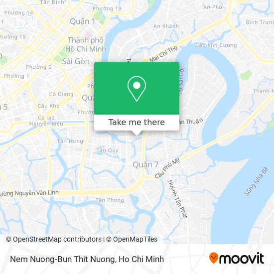 Nem Nuong-Bun Thit Nuong map