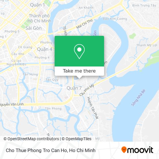 Cho Thue Phong Tro Can Ho map