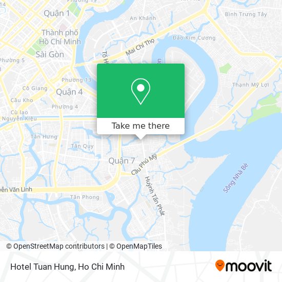 Hotel Tuan Hung map