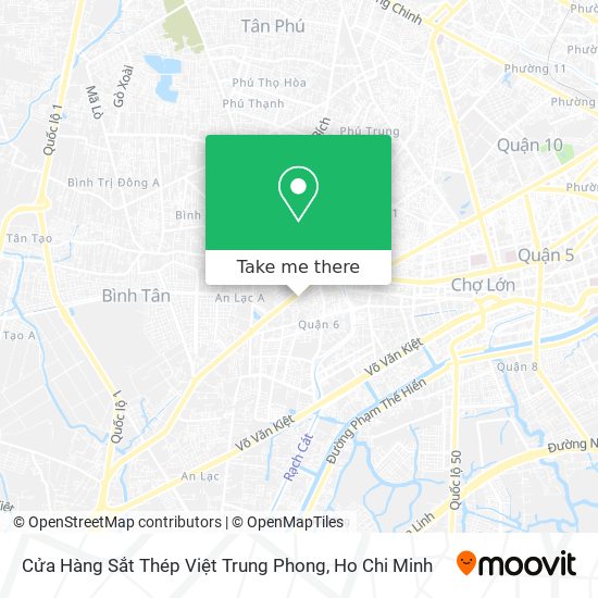 Cửa Hàng Sắt Thép Việt Trung Phong map