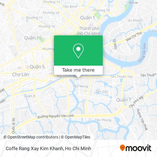 Coffe Rang Xay Kim Khanh map