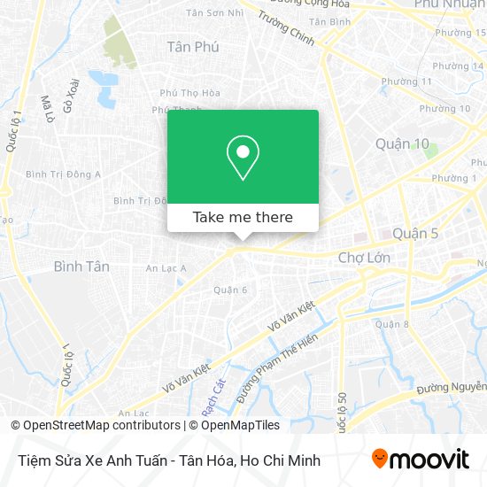 Tiệm Sửa Xe Anh Tuấn - Tân Hóa map