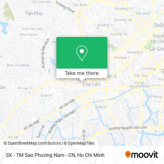 SX - TM Sao Phương Nam - CN map