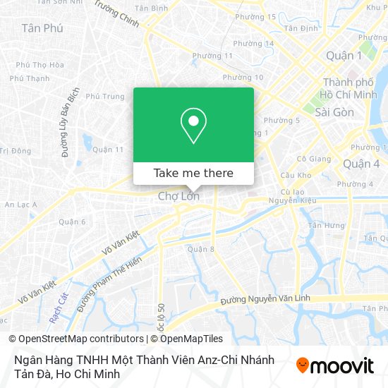 Ngân Hàng TNHH Một Thành Viên Anz-Chi Nhánh Tản Đà map