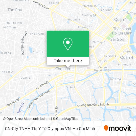 CN-Cty TNHH Tbị Y Tế Olympus VN map