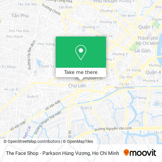 The Face Shop - Parkson Hùng Vương map