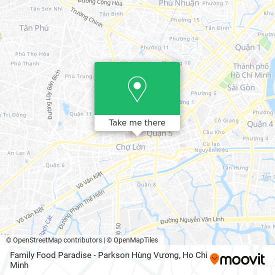 Family Food Paradise - Parkson Hùng Vương map