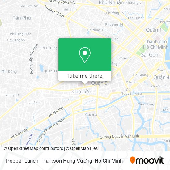Pepper Lunch - Parkson Hùng Vương map