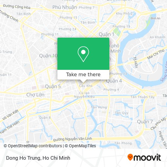 Dong Ho Trung map