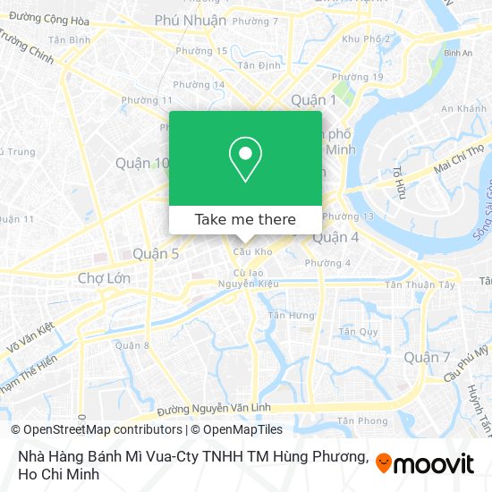 Nhà Hàng Bánh Mì Vua-Cty TNHH TM Hùng Phương map