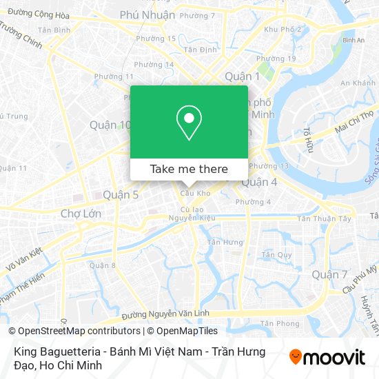 King Baguetteria - Bánh Mì Việt Nam - Trần Hưng Đạo map