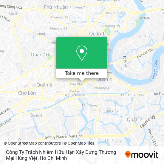 Công Ty Trách Nhiệm Hữu Hạn Xây Dựng Thương Mại Hùng Việt map