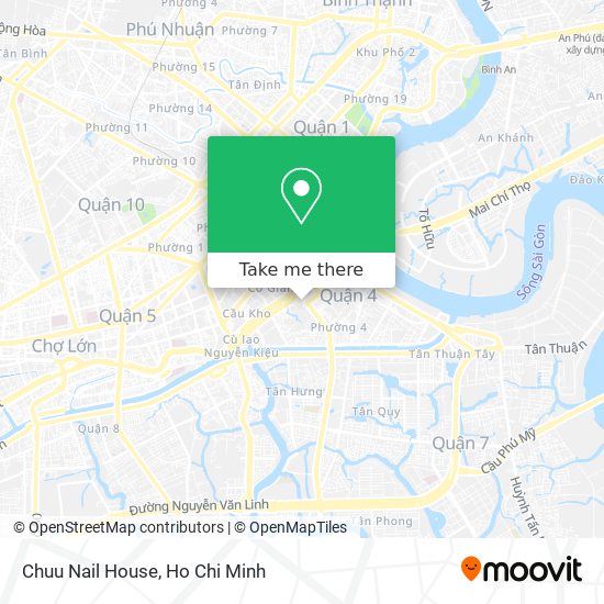 Chuu Nail House map