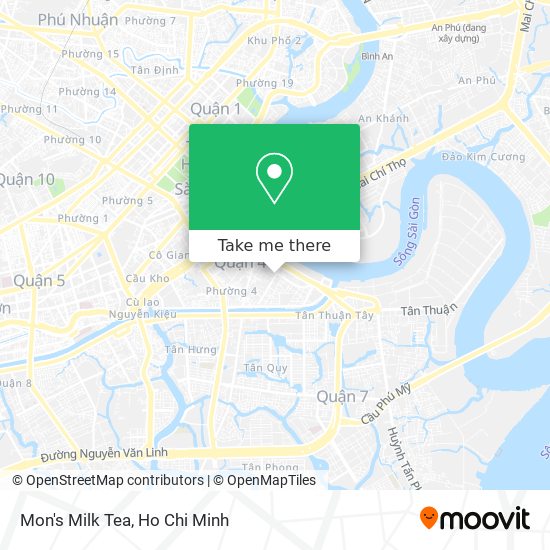 Mon's Milk Tea map