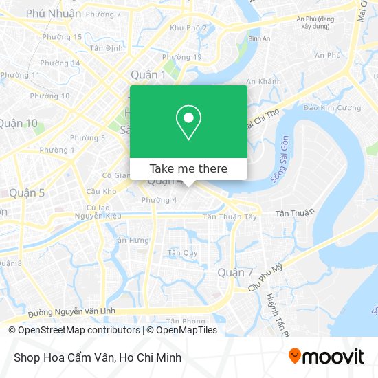 Shop Hoa Cẩm Vân map