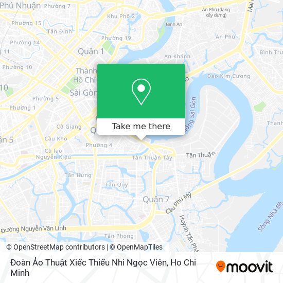 Đoàn Ảo Thuật Xiếc Thiếu Nhi Ngọc Viên map