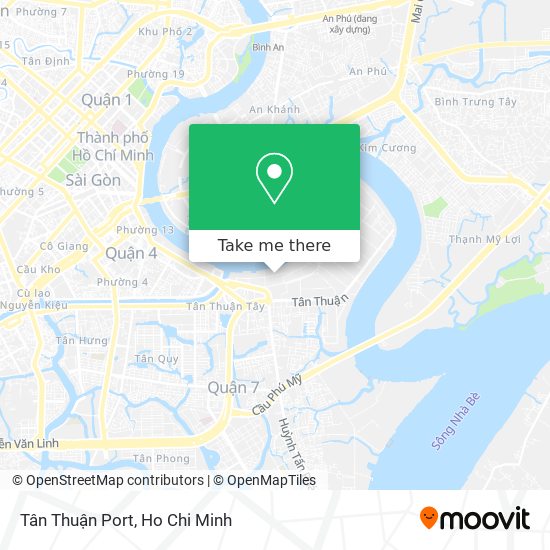 Tân Thuận Port map