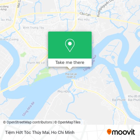 Tiệm Hớt Tóc Thúy Mai map