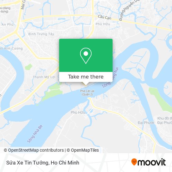 Sửa Xe Tin Tưởng map