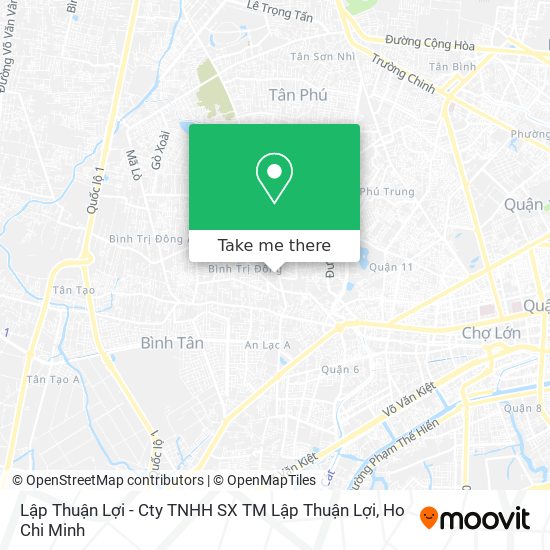 Lập Thuận Lợi - Cty TNHH SX TM Lập Thuận Lợi map