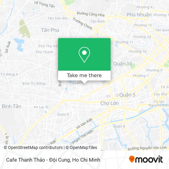 Cafe Thanh Thảo - Đội Cung map